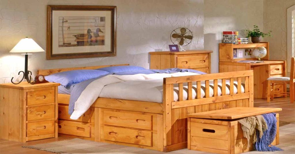 full size captain bed