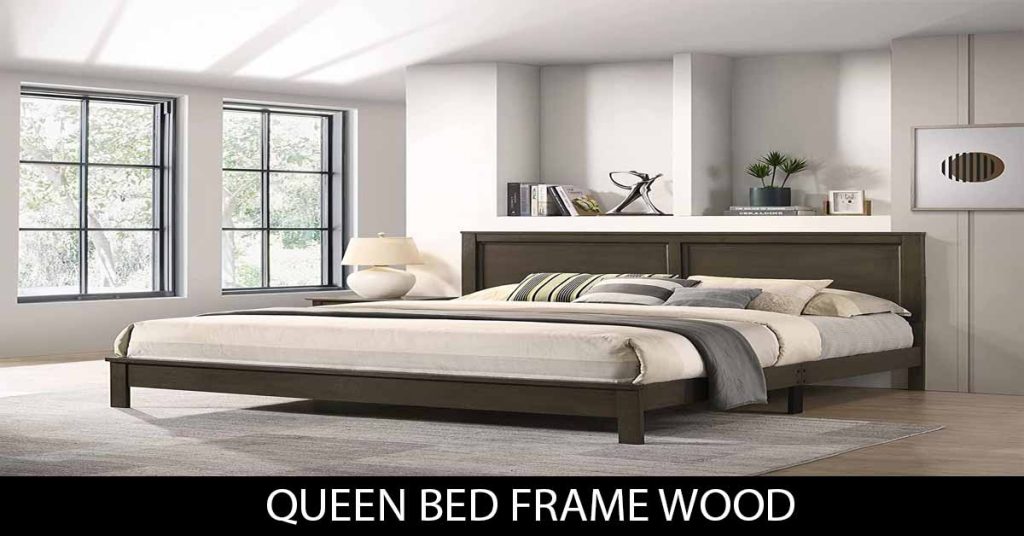 queen bed frame wood