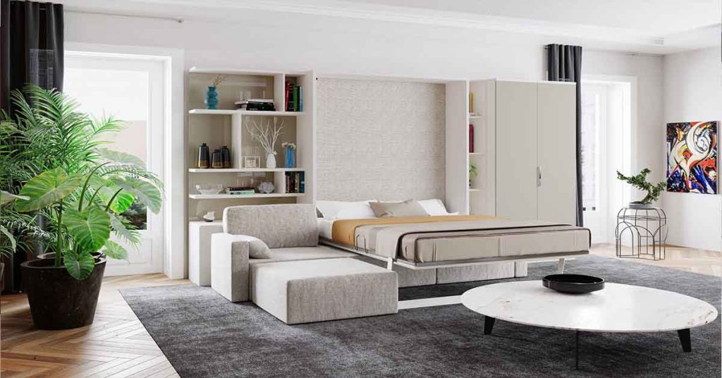 wall beds with sofas