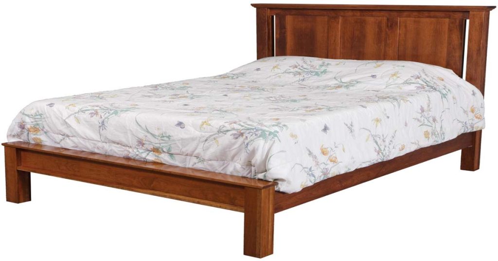 wooden queen bed frame