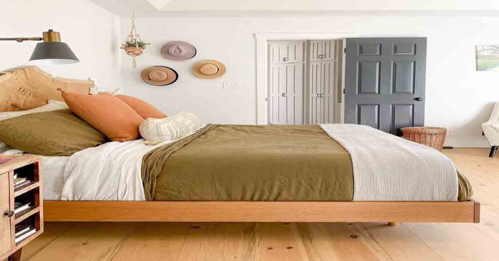 Enhancing Bedroom Décor basi oak queen bed frame