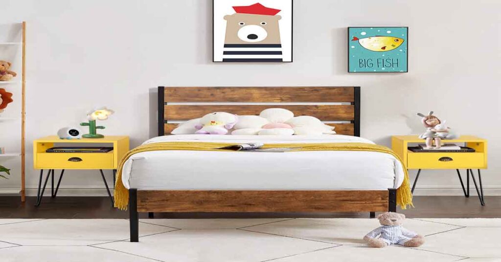 ZINUS Paul wood bed frame