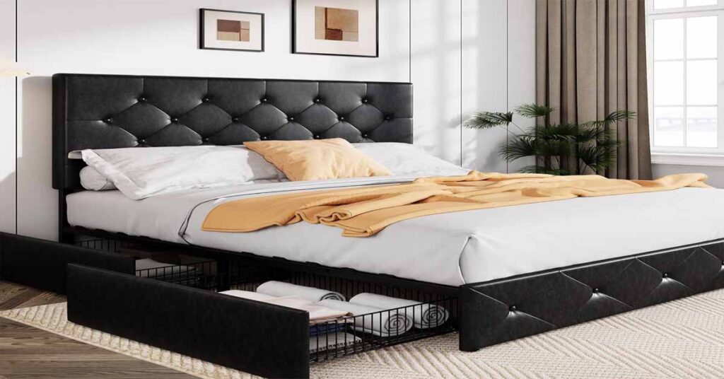 diamond bed frame In Home Decor