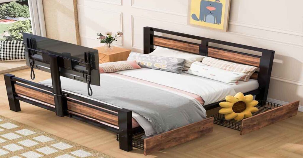 Maintenance Tips bed frame with tv mount