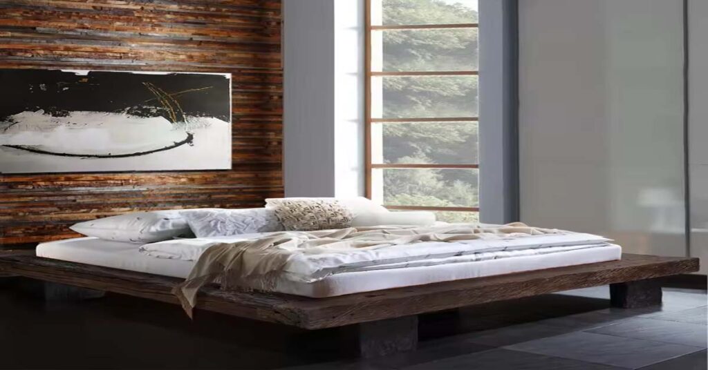 low japanese style bed frame